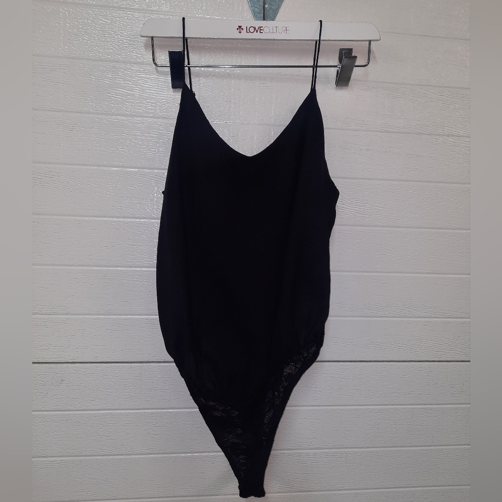 Black Free People Intimately Free Bodysuit